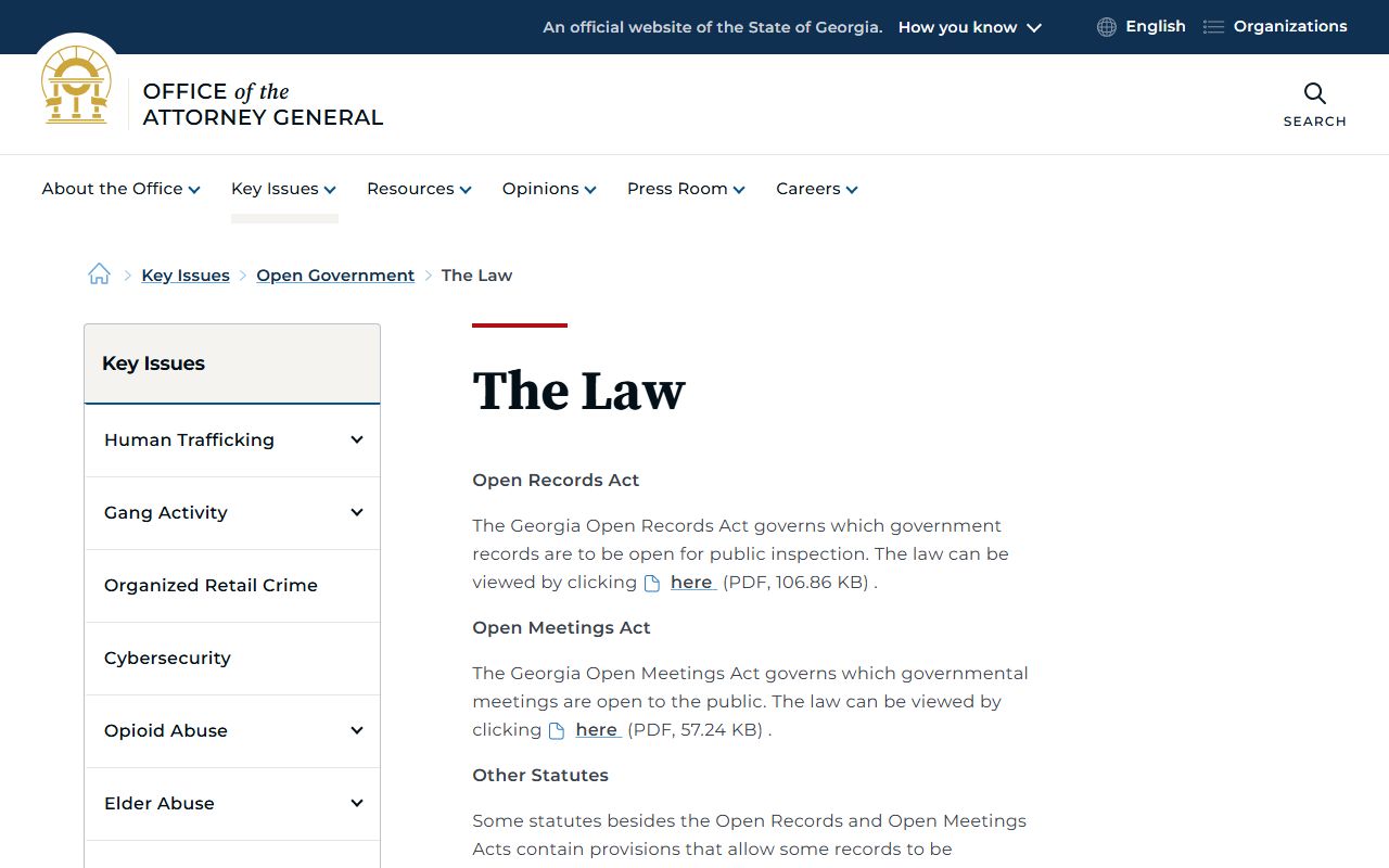 DeKalb County Clerk of Superior Court records Georgia open government context