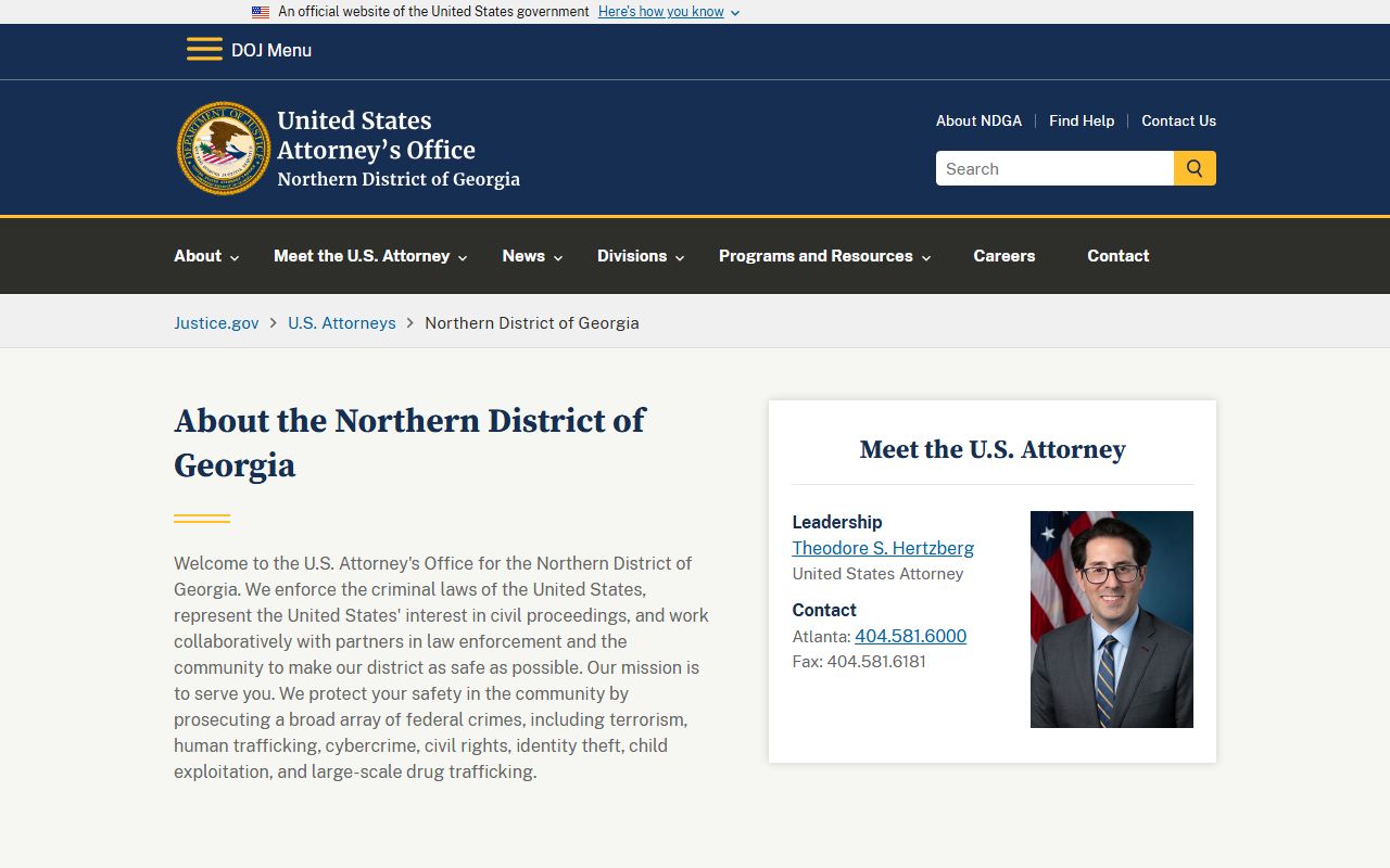 DeKalb County Superior Court records federal prosecution distinction