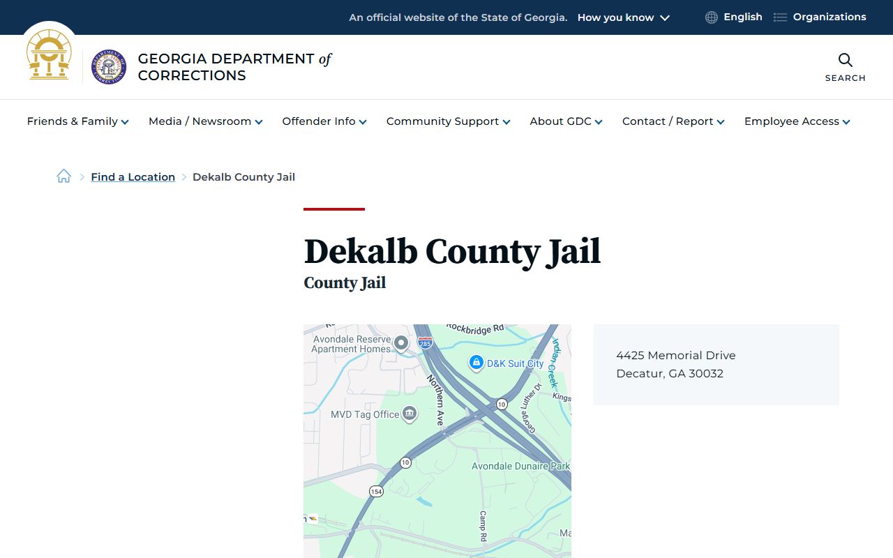DeKalb County marriage and divorce records county facility reference
