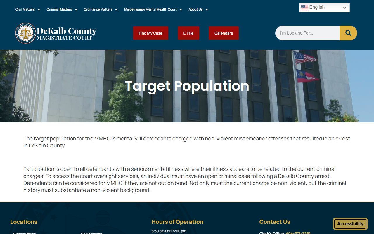 DeKalb County probate records restricted mental health context